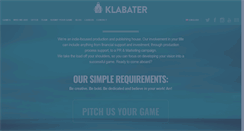 Desktop Screenshot of klabater.com